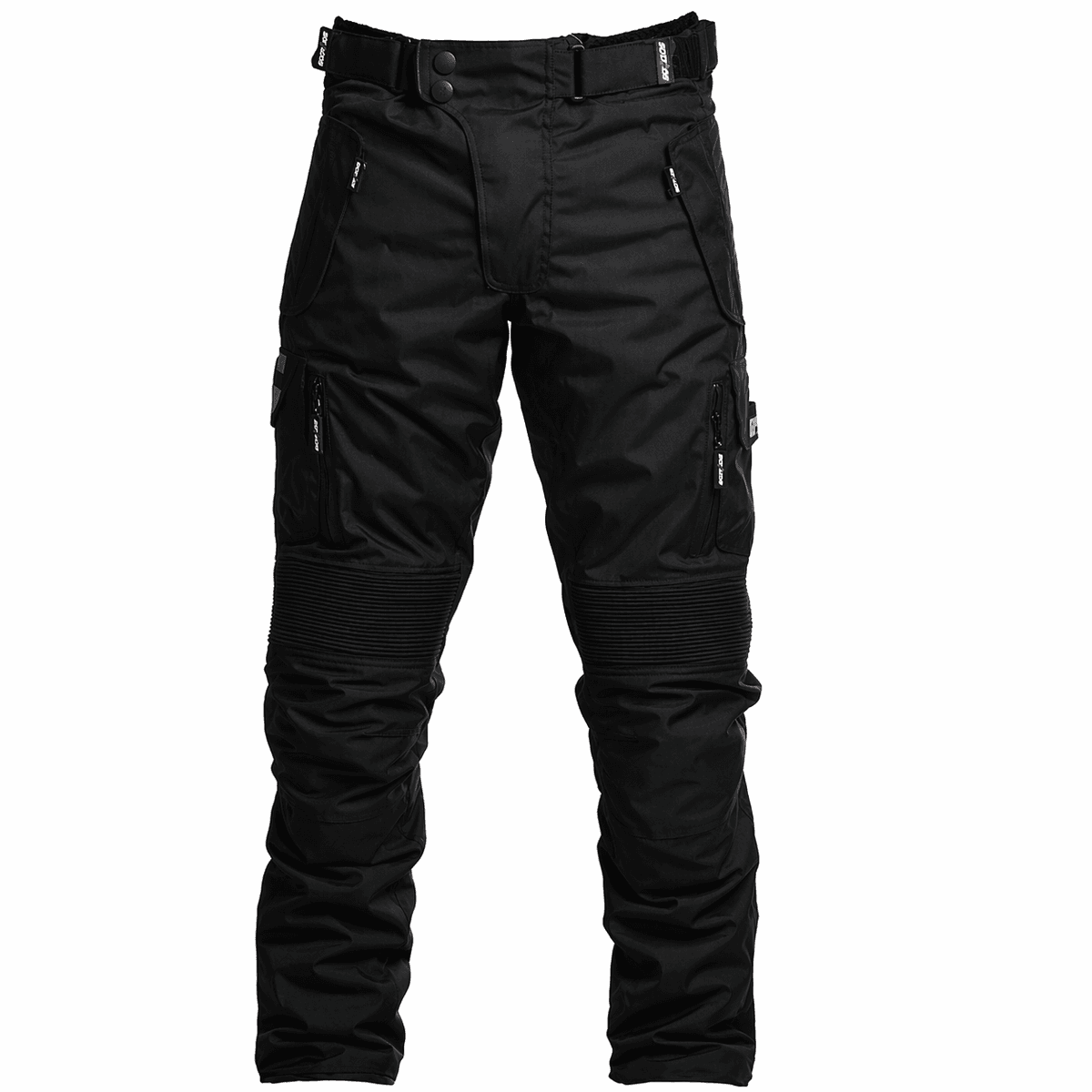 Pantalón GAS BLACK - Impermeable, Protecciones Certificadas Removibles, Material de Protección