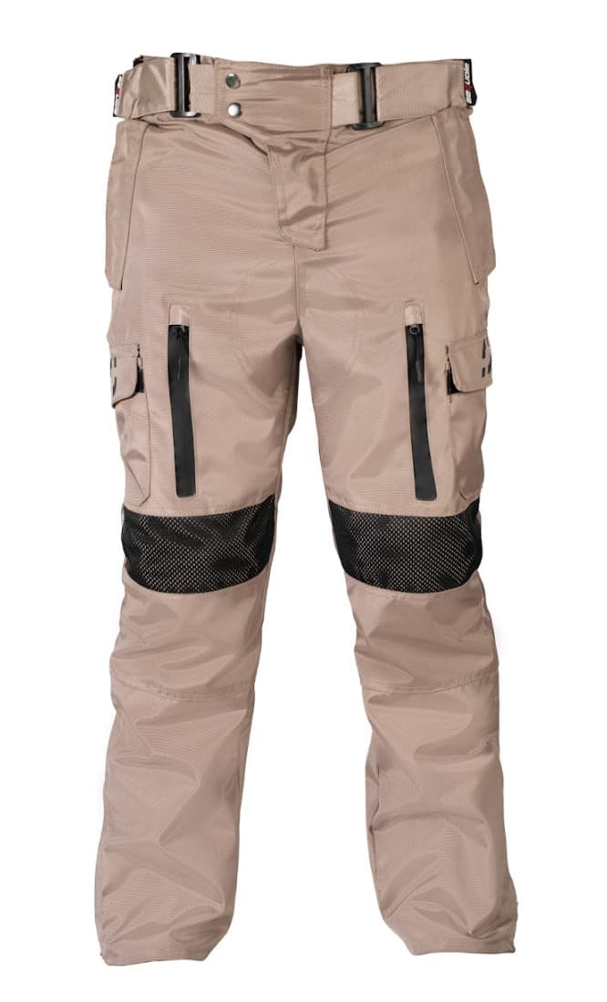 Pantalón SAHARA - Impermeable, Protecciones Certificadas Removibles, Material Antifricción - Pantalones para Moto para moto