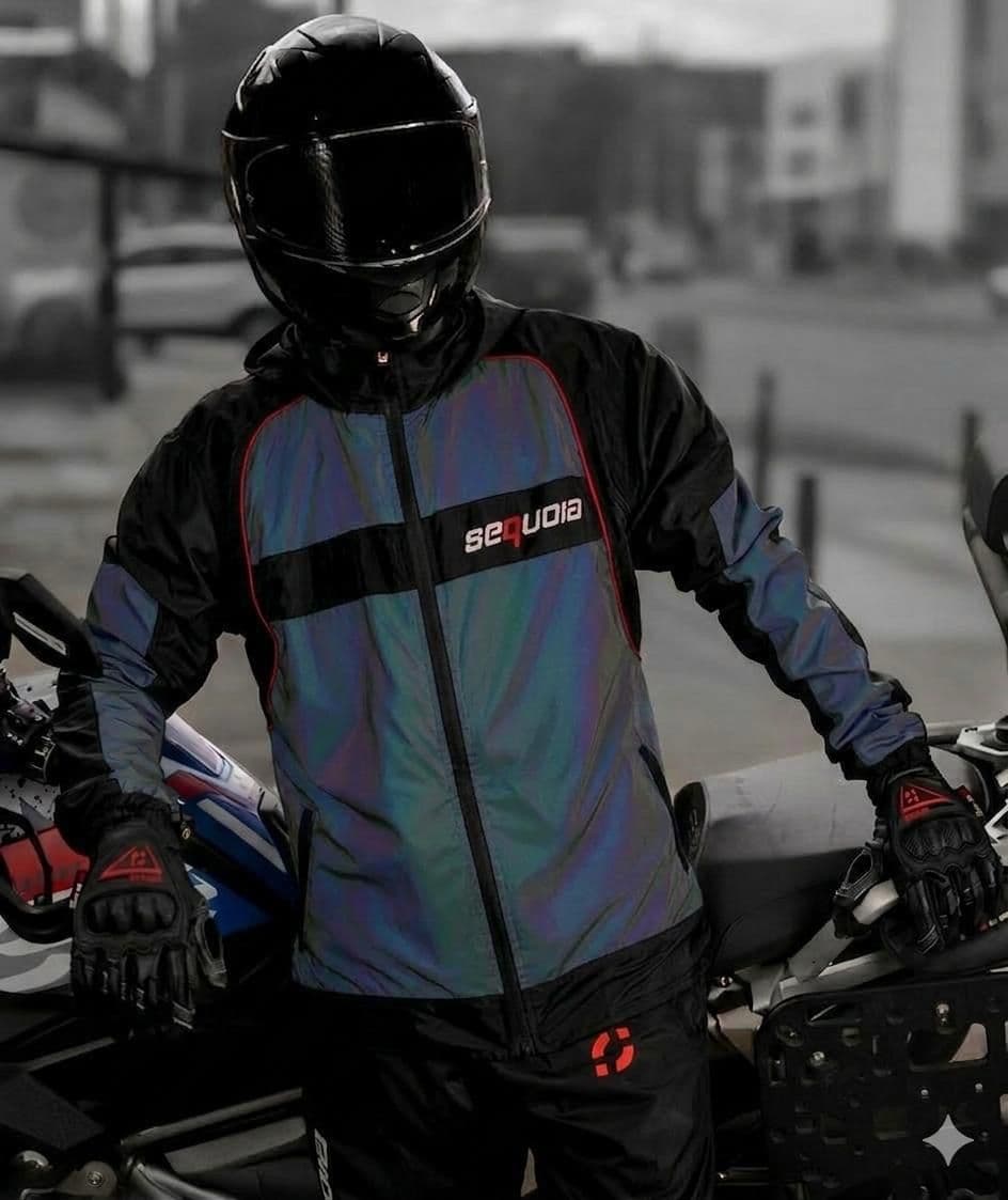 Chaqueta Reflectiva Firefly II con Protecciones Moto Motociclista Reflectiva Tornasol - Moto - Bicicleta - Ciclismo - Chaquetas para Moto para moto
