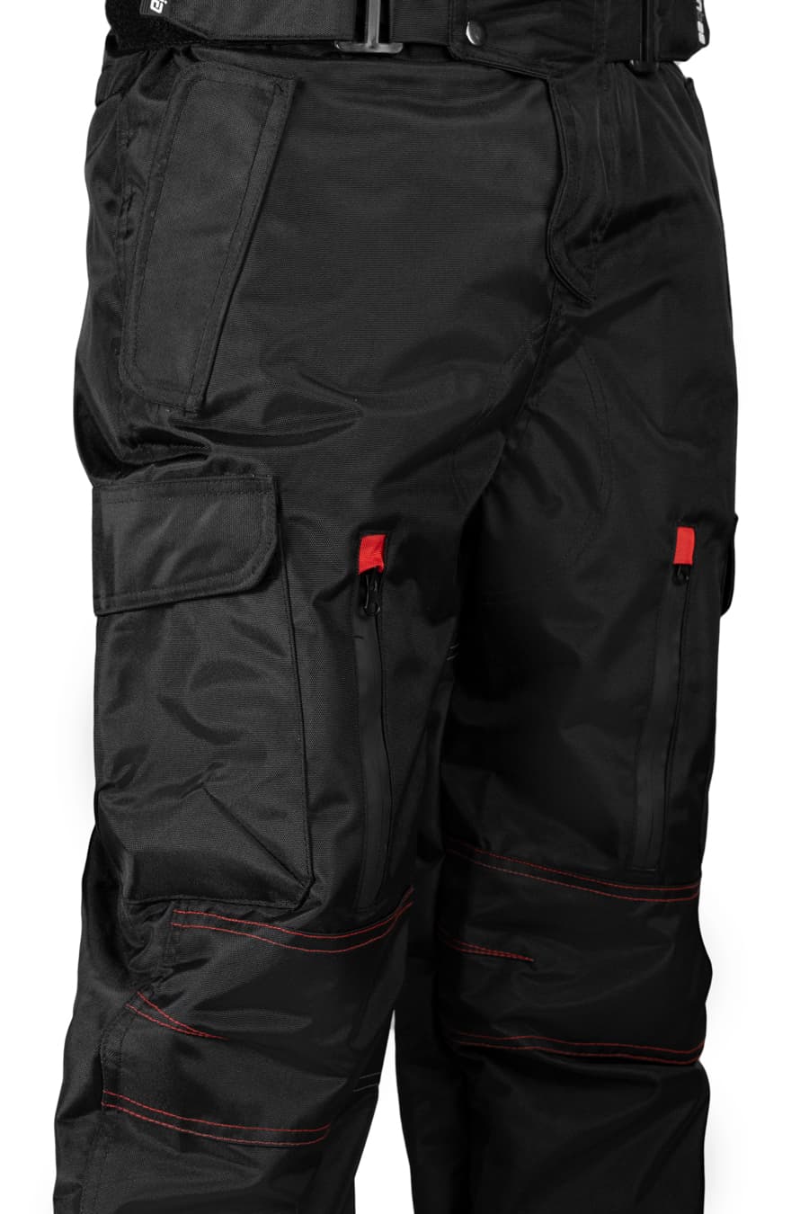 Pantalón BLACK PRO - Pantalón de Protección impermeable para Motorizado con Protecciones Certificadas - Pantalones para Moto para moto